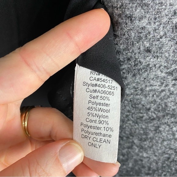 Bailey 44 Ombre Bridgette‎ Cape Wool Blend Flowy Cardigan Sweater Shawl Wrap - Picture 7 of 8